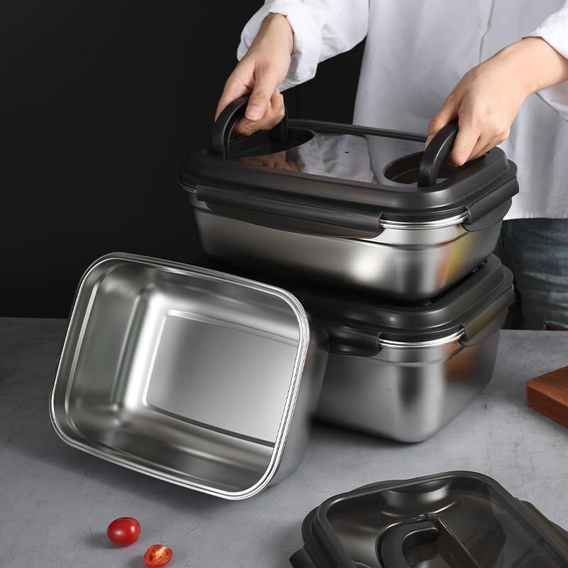 ZISIZ Stainless Steel Food Storage Container
