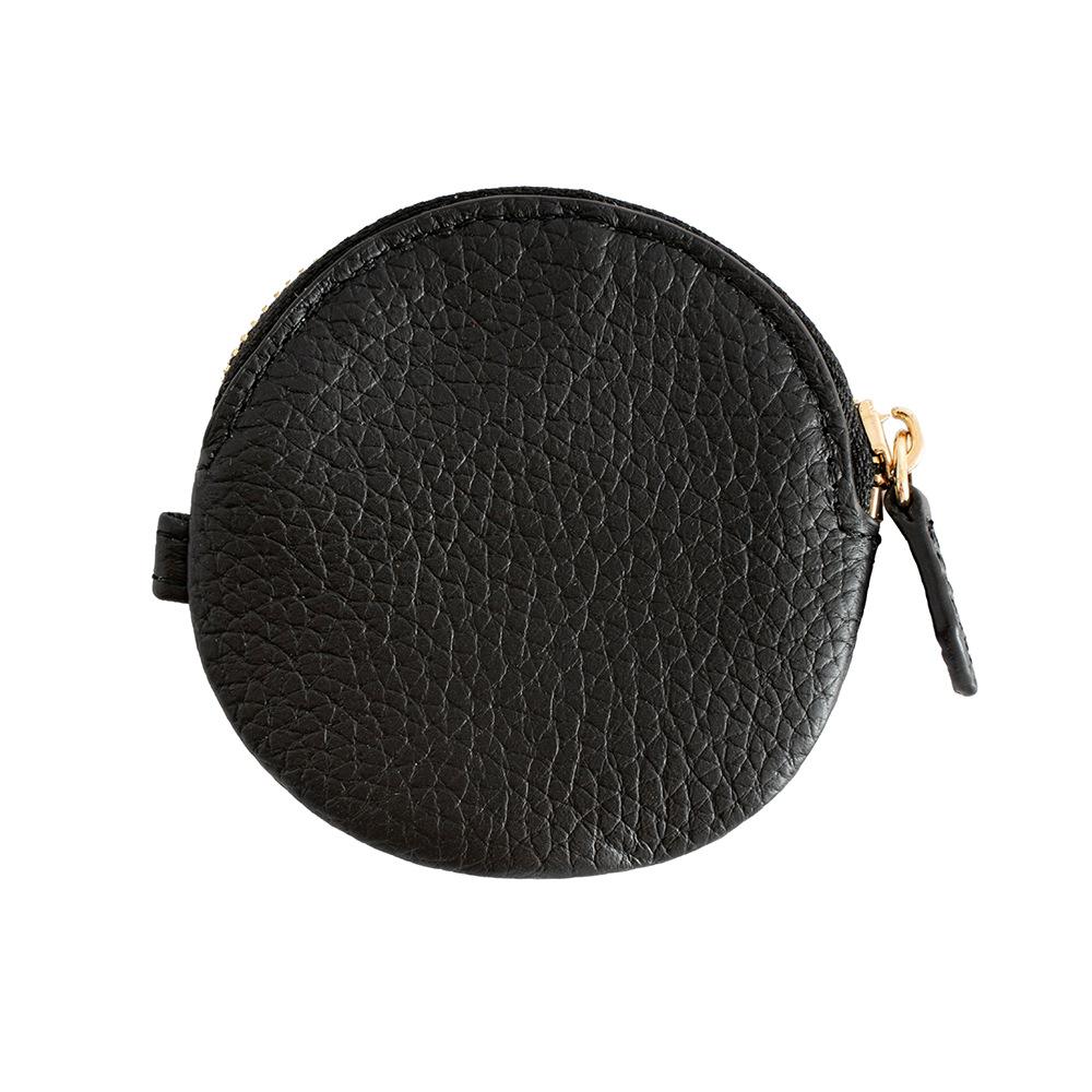 New first-layer cowhide change bag, large-capacity portable jewelry bag, zipper, Japanese coin bag, genuine leather.