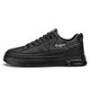 Nuove scarpe sportive casual in pelle da uomo stile retrò, comode suole spesse e scarpe con rialzo
