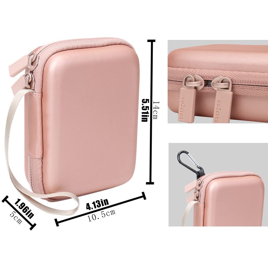 co2CREA Storage Case for Canon iNSPiC PV-123/PV-223 Smartphone Printers (Case Only)