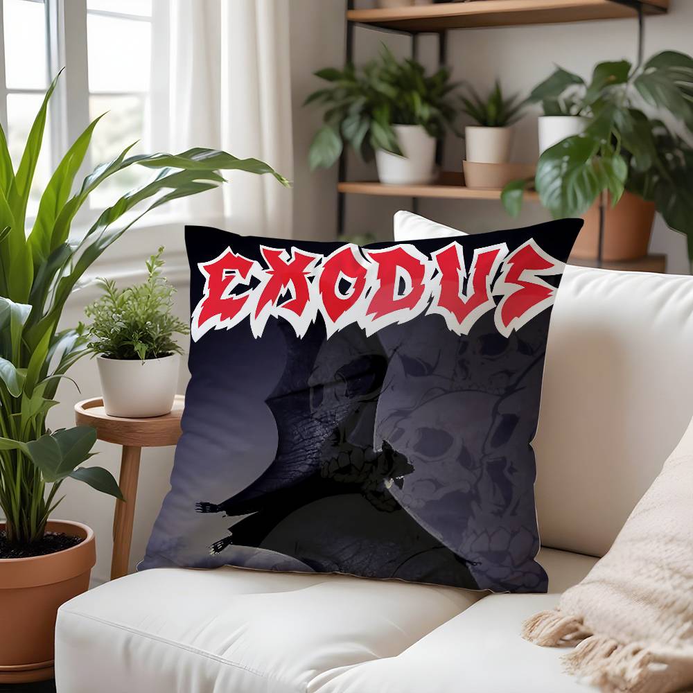 Rock Band-E-Exoduss Kissenbezug Plüschstoff Weich Kissenbezug Beidseitig bedruckt Kissenbezug Haushaltsgeschenke