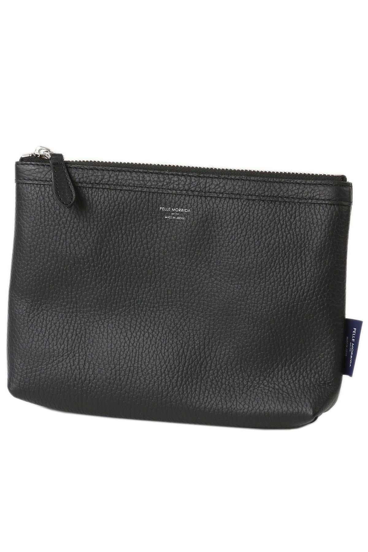 

Pelle Morbida Genuine Leather Pouch, Black, PM-BNCT011-BK