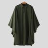 INCERUN Men Spring Long Sleeve Buttons Up Layers Irregular Shirts Cloak Tops