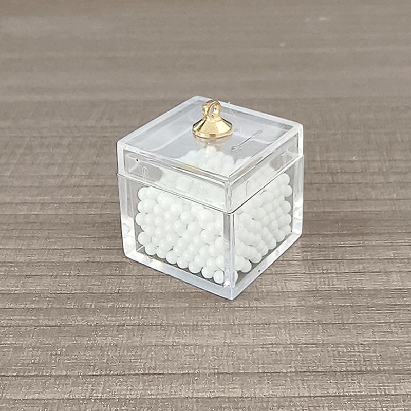 Dollhouse Simulation Christmas Candy Cookies Gift Box Model Dollhouse Kitchen Dessert Decoration Dolls House Food Accessories