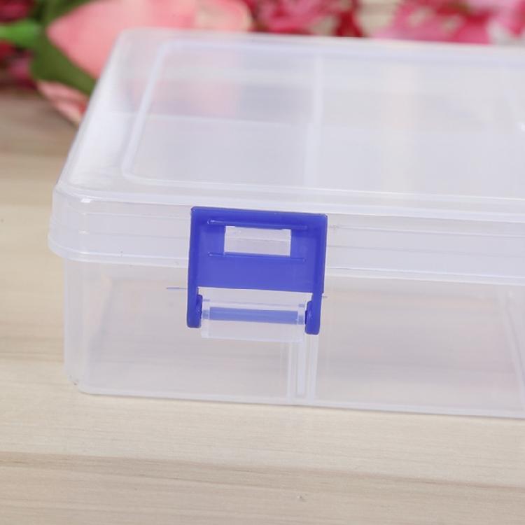 Transparent Box Screw Compartment Box 8 Grids Organizer Tool Storage Boxes