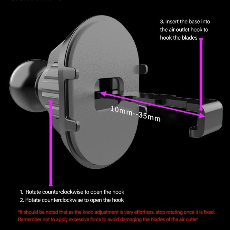 360 Degree Rotatable 17mm Ball Head Joint Mounting Base Suitable For Adjustable Car Dashboard Phone Holder Stand Adapter