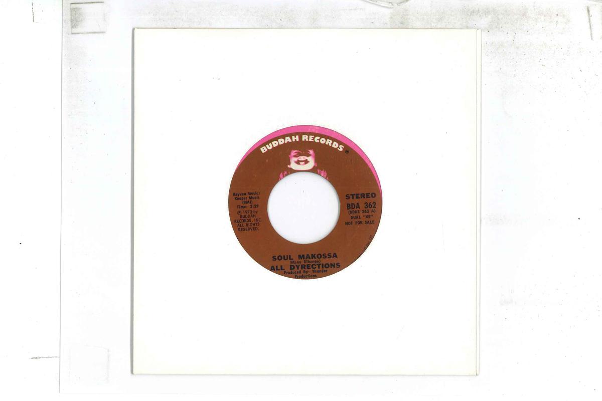 

7inch Record ALL DYRECTIONS - Soul Makossa BDA362PROMO BUDDAH 1973 US Soul/Funk Used