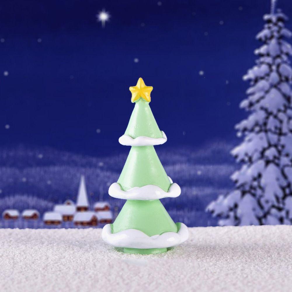 Micro Landscape Santa Claus Landscape Ornaments Cartoon Snowman Car Decoration Home Decoration