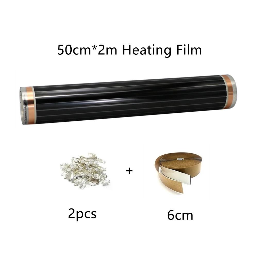 

220 В нагревательный мат электрическая система лучистого напольного отопления с аксессуарами экономит энергию 50cm*2m