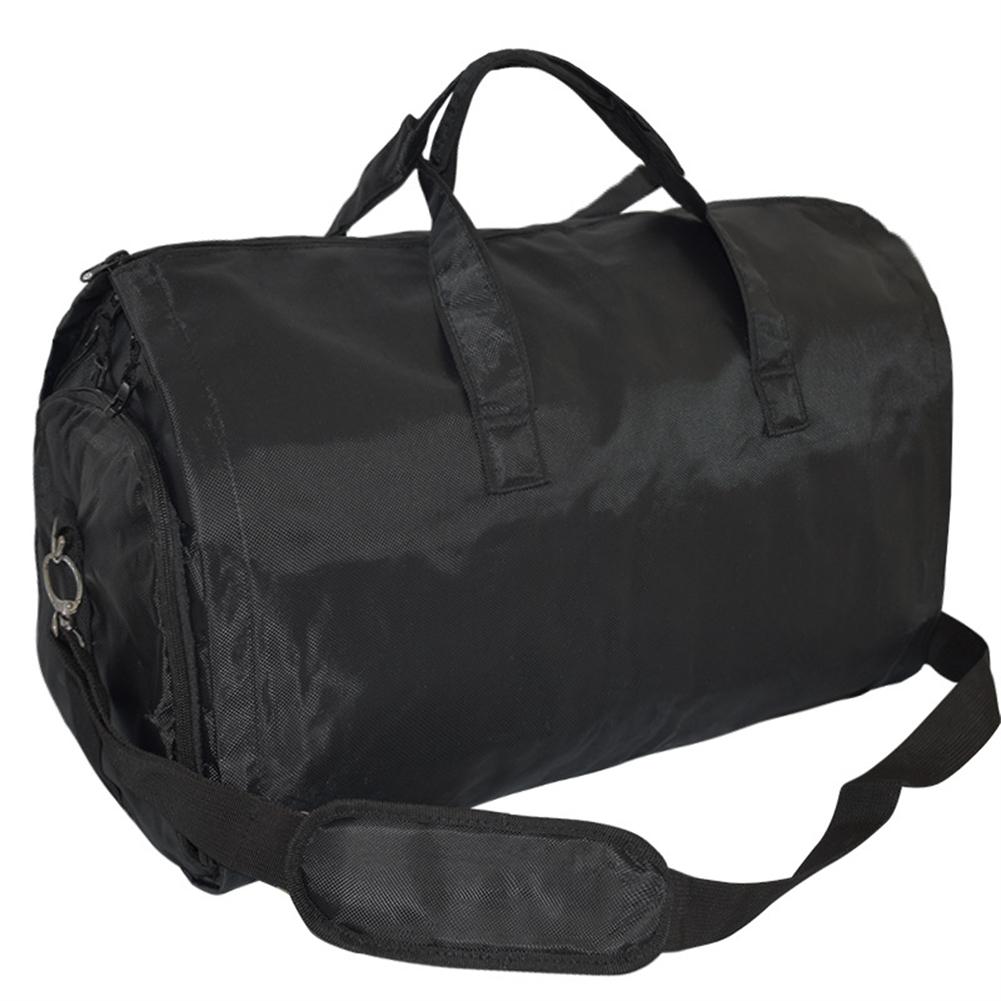 Carrying Garment Bag Large Travel Flight Duffel Bag with Shoe Compartment& Detachable Shoulder Strap for Men Women Business Trip