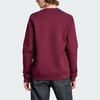 Adidas Originals Trefoil Essentials Crewneck Solid Logo Long Sleeve Sweatshirt Men tops Burgundy II5793