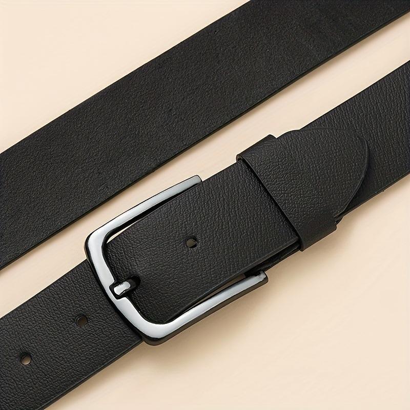 New Men's Autumn and Winter Pin Buckle Simple Versatile Belt Genuine Leather Cowhide Belt New Business Style