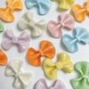 Solid Color Handmade Bow Bracelet & Hair Clip Beading Accessories.