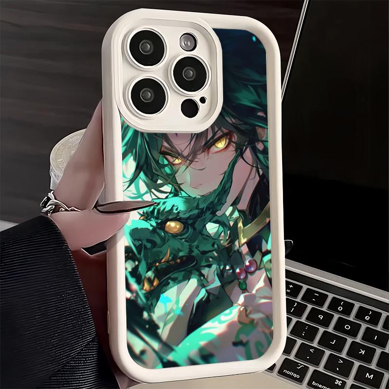 Phone Case for iPhone 17 Air 16E 15 16 Pro Max Genshin Impact Xiao Cover 14 Plus 13 12 Mini Soft Shell Silicone Fundas