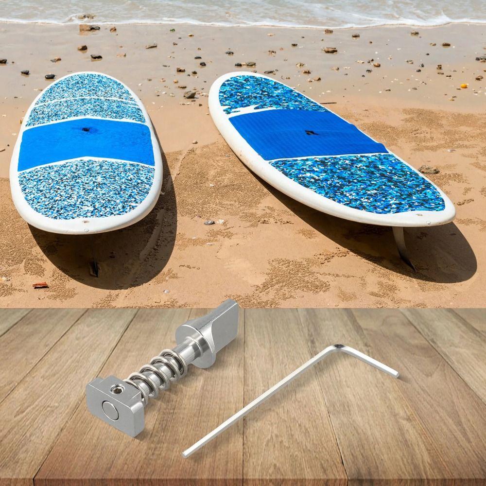 Stainless Steel Fin Screw Kit Quick Snap Surfboard Accessories Surfboard Fin Screws  Longboard Use