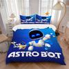 Astro Bot Adventure Print 3Pcs Bedding Setduvet Cover With 2 Bedropillowcase Home Birthday Gift