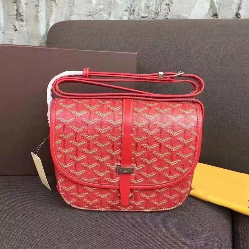 Goya Unisex Fashion Print Dogtooth Saddle Crossbody Messenger Bag