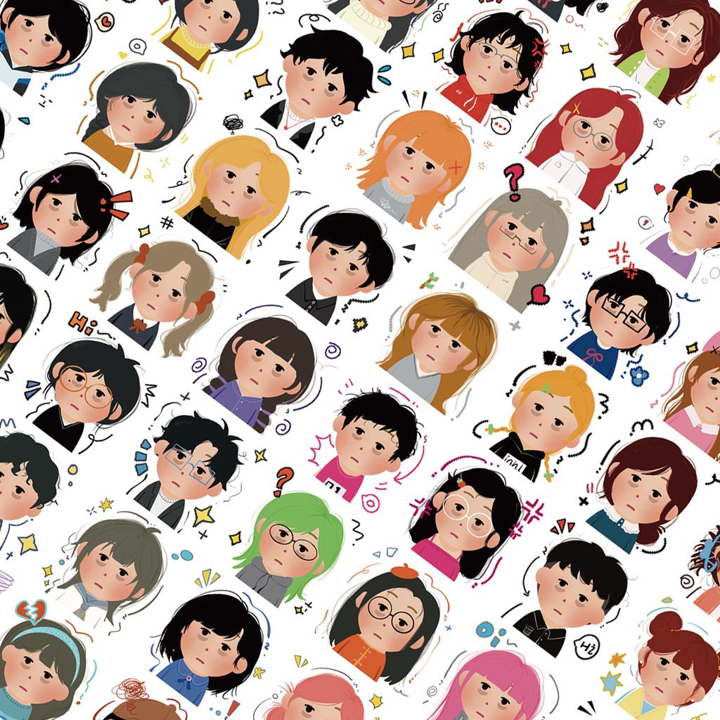 62 Cartoons, Life-threatening Villain, Graffiti Sticker, Decorative Guitar, Notebook Suitcase, DIY Waterproof