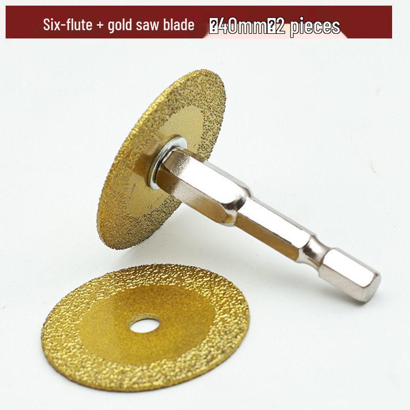 Diamond Silicon Carbide Saw Blade - Tile & Glass Cutting Disc for Electric Grinders
