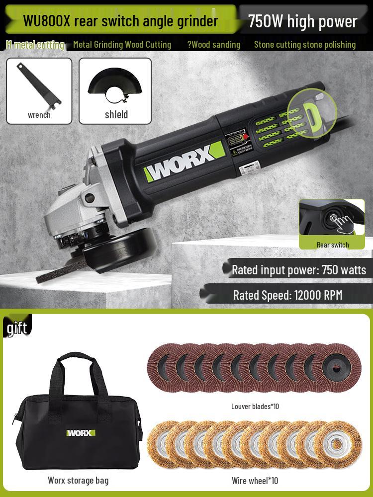 Wickes Angle Grinder Mini Polisher with Speed Control