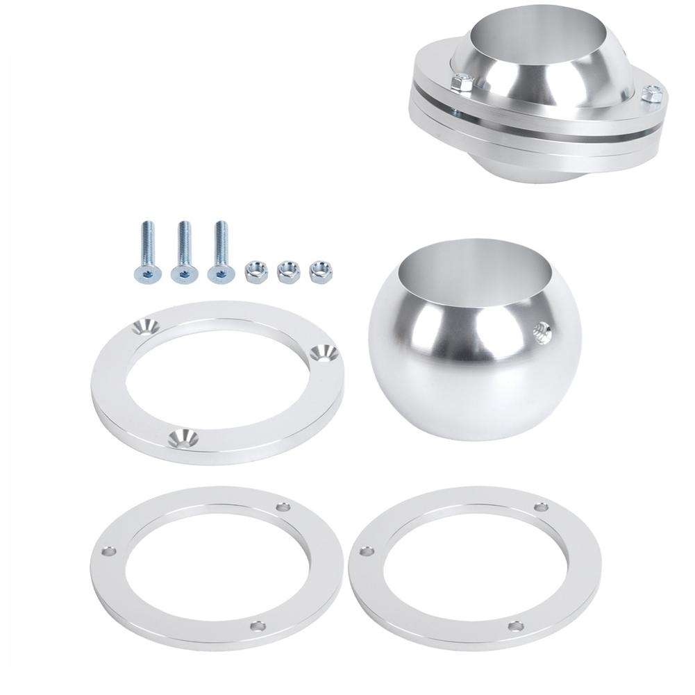 2 Inch Swivel Base Floor Mount for Car Steering Shaft Rotating Ball Joint Aluminum Alloy 360 Rotation Install Fitment