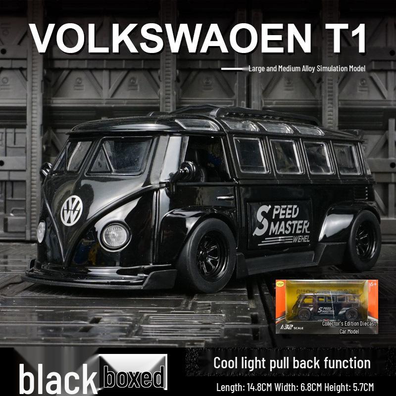 

Модель фургона для хлеба Zhongyuanxing 21027 T1: Ретро Игрушечная машинка из сплава с инерционным механизмом, звуковыми и световыми эффектами