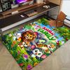 1PC Animal Family Non-Slip Floor Carpet Compatible for Office&Living Room&Bedroom&Dining Room -  Soft & Pattern, Vibrant Colors-H0323