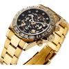 Daniel & Douglas DD8802DG-BK4 Automatic Mechanical Watch Gold Black Men's