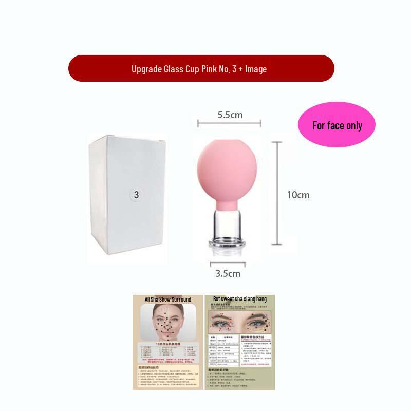 Facial Gua Sha Cupping Massage Device - Convenient PVC Sphere Vacuum Beauty Cup