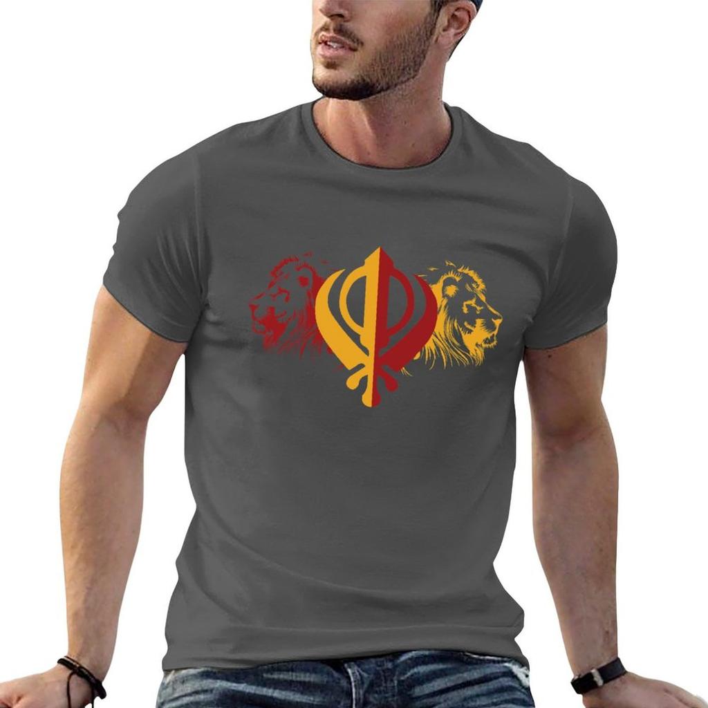 Sikh Khanda Lion For All Sikhs Tshirt T Shirts For Unisex Pack Cotton Unisex Tshirt Unisex T Shirt Graphic Tshirt