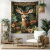 Deer Wall Decor Tapestry Art For Pet Memorial Birthdaywedding Party Backdrop Family Gift