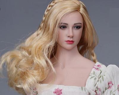 [TOYBARJAPAN] 16 Scale Junior Lolita Head for Action Figures (Body and Clothes Not Included)