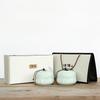 Ceramic tea can gift box sealed tank household storage tea can storage tank porcelain tank green black tea Pu'er tea tank
