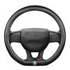 Genuine Leather Carbon Fiber Steering Wheel Cover for Lynk & Co 01/02/03/03+/05/06, Ultra-Thin & Non-Slip Design