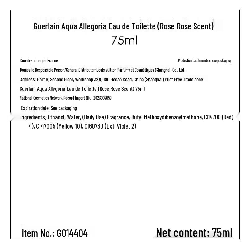 Guerlain Aqua Allegoria Rosa Rossa Eau de Toilette