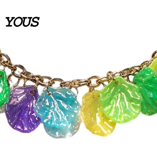 Boho Island Style Jewelry Ocean Charm Bracelet for Women, Colorful Scrolled Shell Adjustable Anklet Women Bracelet, Summer Beach Holiday Vacation
