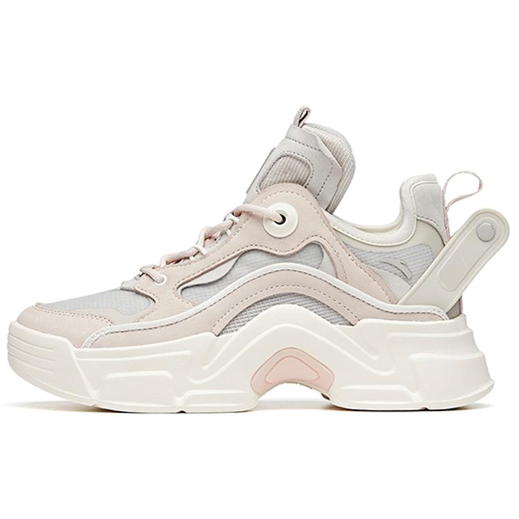 

new Anta Life Collection Wear-Resistant Slip-Resistant Cushioning Breathable Low-Top Casual Shoes Women s Lotus Gray 36