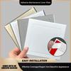 Universal Self-adhesive Access Panel Door Plastic Removable Opening Flap Cover Plate White Inspection Hole Doors Wall Ceiling