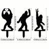 Metal Garden Stake Bigfoot Ornament Outdoor Decor Patriotic Yard Art Modern Home Accent
