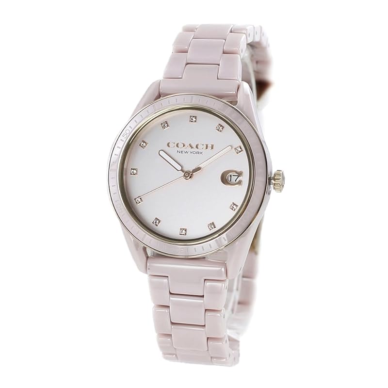 

[coach] watch ladies PRESTON Preston pink ceramic bracelet 14503264 [product]