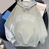 Women Hoodie Hooded Drawstring Loose Pullover Spring Hoodie for Daily Wear