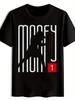 T-shirt Black Mayweather Graphic - "MOOSEY" Silhouette Design