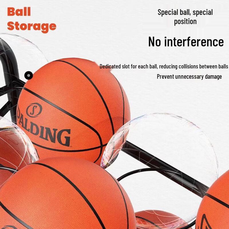 Mobile Sports Ball Storage Cart