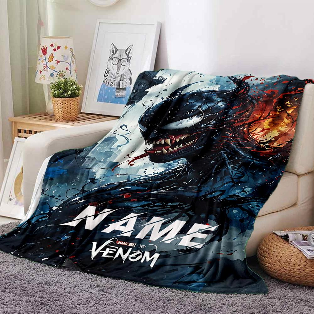 Custom Name Deadpool Wolverine blanket for Couch & Bed, Plush Cozy Fuzzy Blanket Super Soft & Warm Blankets for Fall and Winter. 090823
