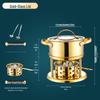 Stainless Steel Single-Person Hot Pot with Alcohol Stove - Portable Self-Service Shabu-Shabu for Home or Restaurant Use