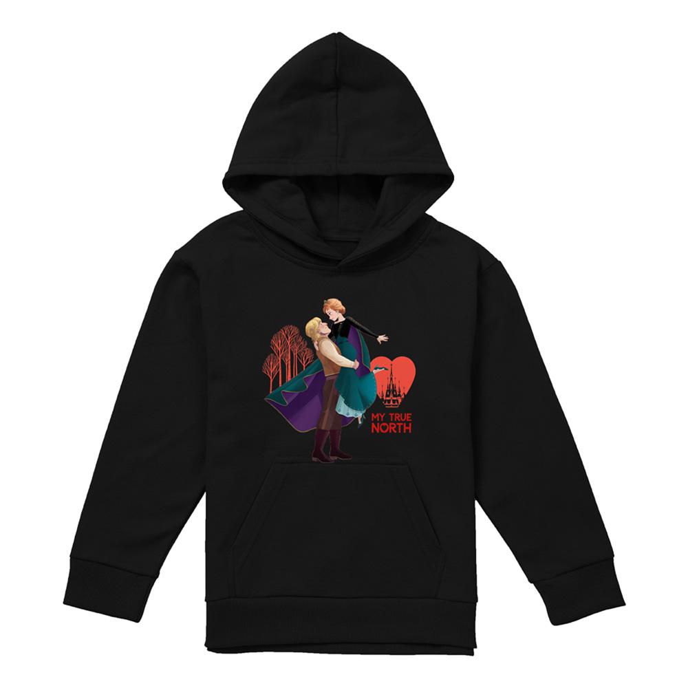 frozen Childrens/Kids My True North Anna Kristoff Heather Valentine's Day Pullover Hoodie