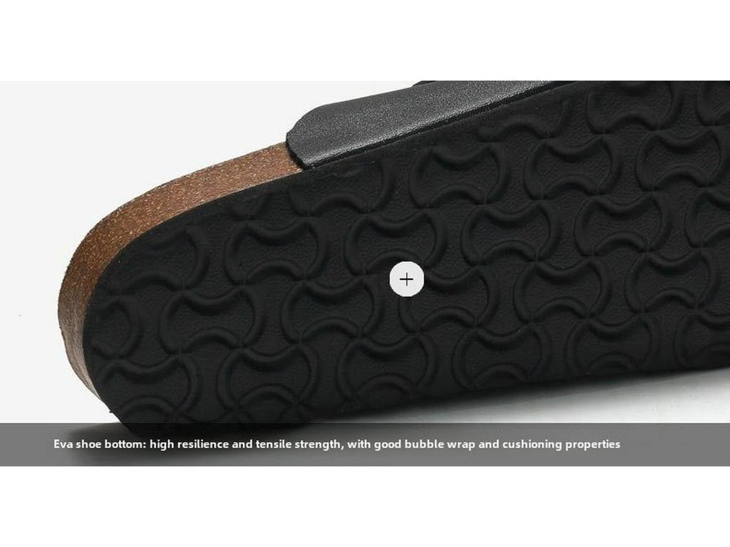 Korean Style Men's Cork Slippers: Trendy Summer Beach Flip-Flops & Casual Sandals