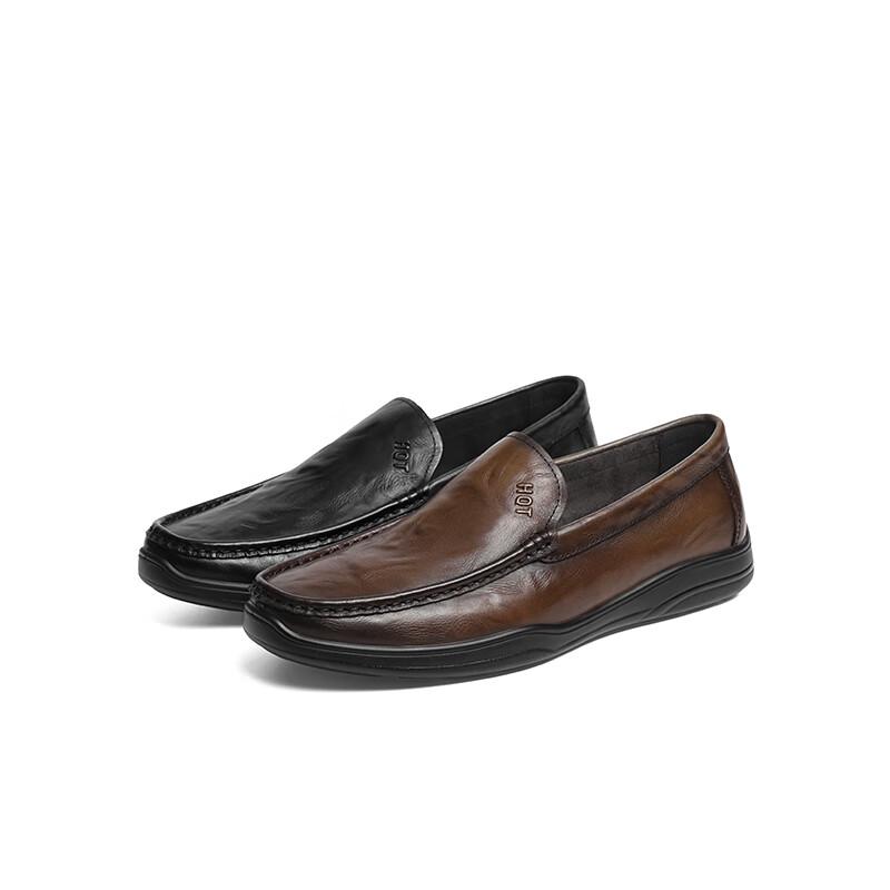 RED DRAGONFLY Sapatos de Couro Masculinos Business Casual