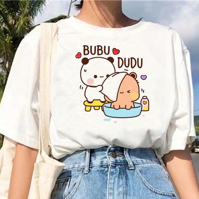 Μπλουζάκι Bubu And Dudu Γυναικεία μπλουζάκια Anime Summer designer Tee Γυναικεία ρούχα σχεδιαστών
