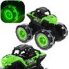 Monster Truck Samochód Terenowy Jeep Auto Off Road Dźwięk Światło Zielony